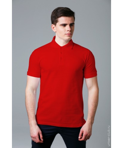Рубашка-поло мужская красная
