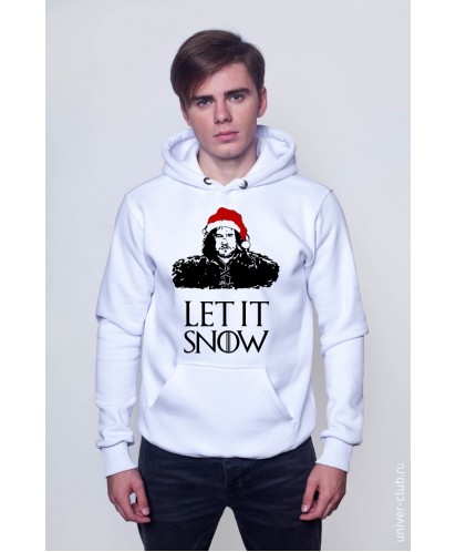 Толстовка унисекс Let It Snow (Game of Thrones)