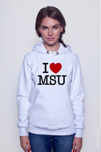 Толстовка I Love MSU