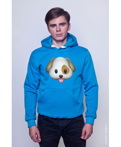 Толстовка Emoji dog