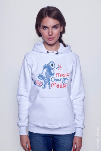 Толстовка Music change my life