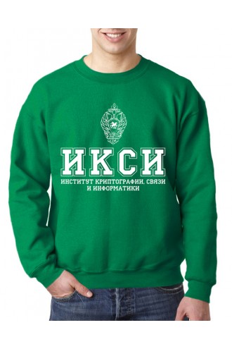 Свитшот мужской ИКСИ зеленый